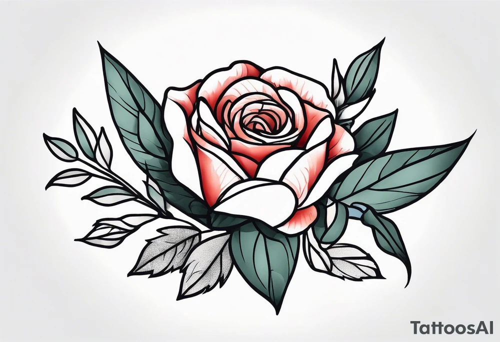 Zwei Rosen mit Leuchtturm tattoo idea