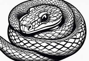 Litlle snake tattoo idea