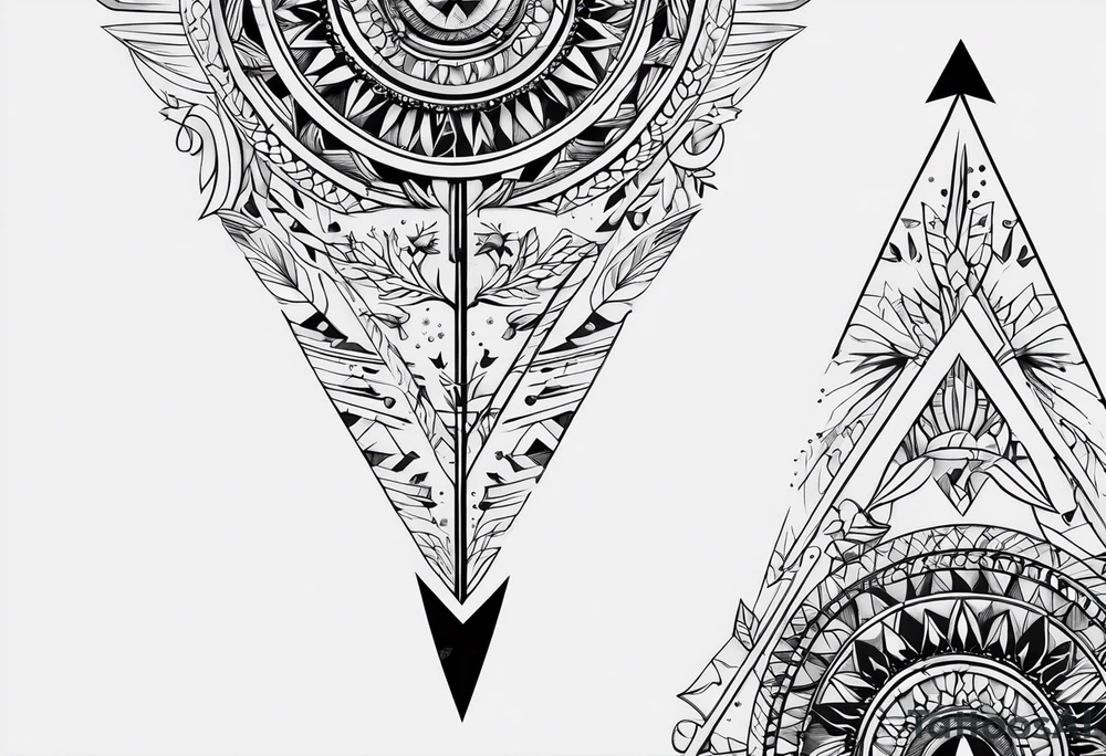 arrow tattoo idea