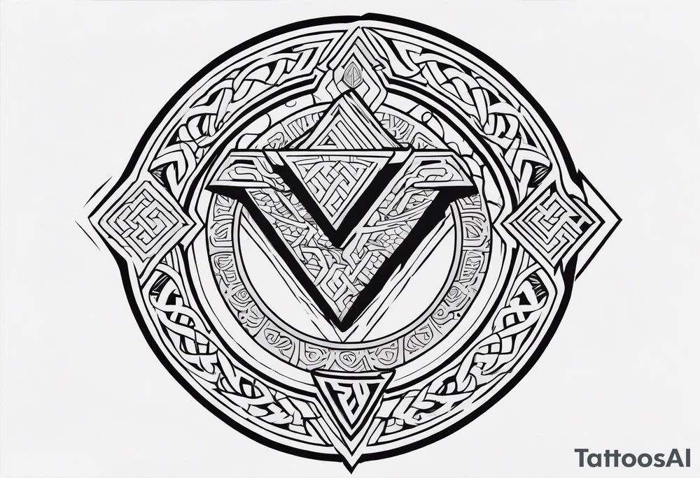 Valhalla round shield axe
Valknut sword dragon tattoo idea Valhalla round shield axe
Valknut sword dragon tattoo idea
