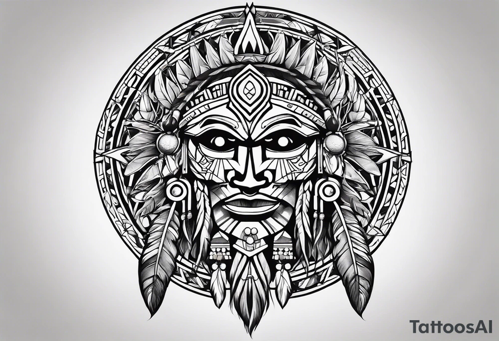 shaman drum tattoo idea