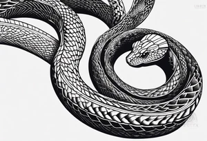 Mc Escher snake tattoo idea