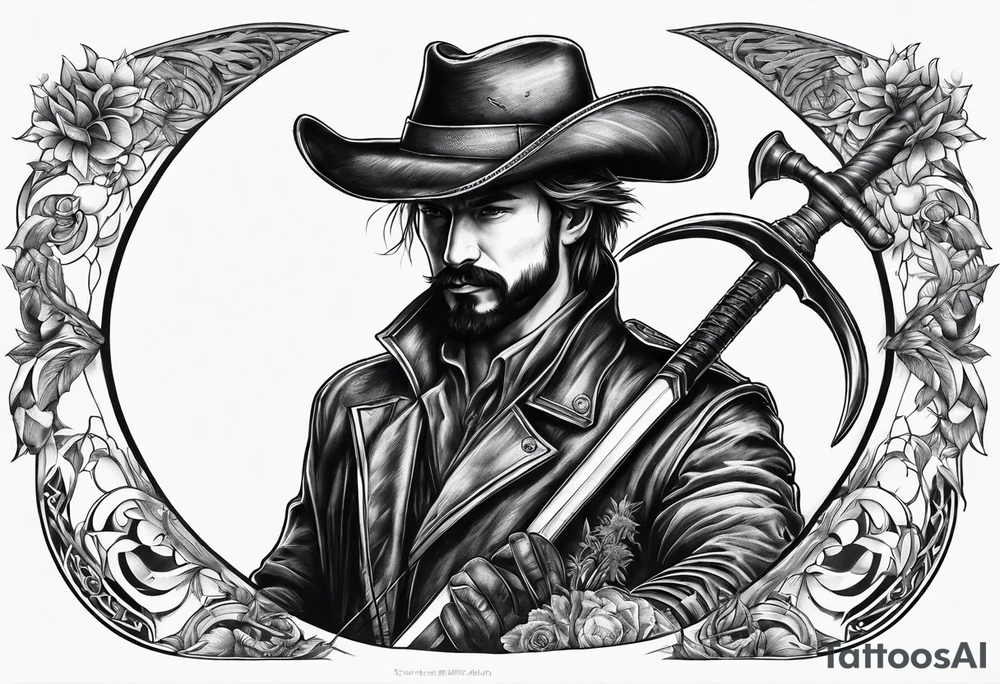 Scythe time tattoo idea
