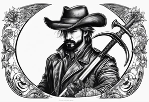 Scythe time tattoo idea