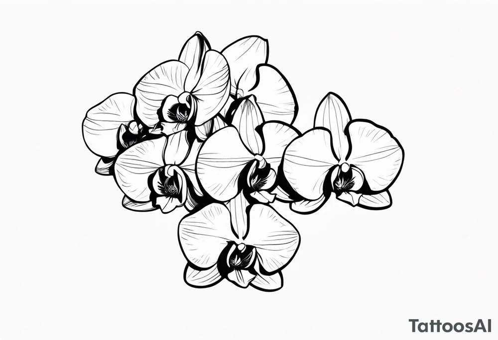 Orquidea, que contengan la palabra love tattoo idea