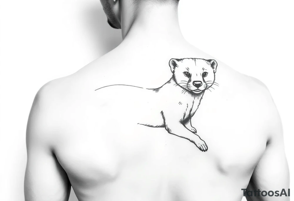 Weasel tattoo idea