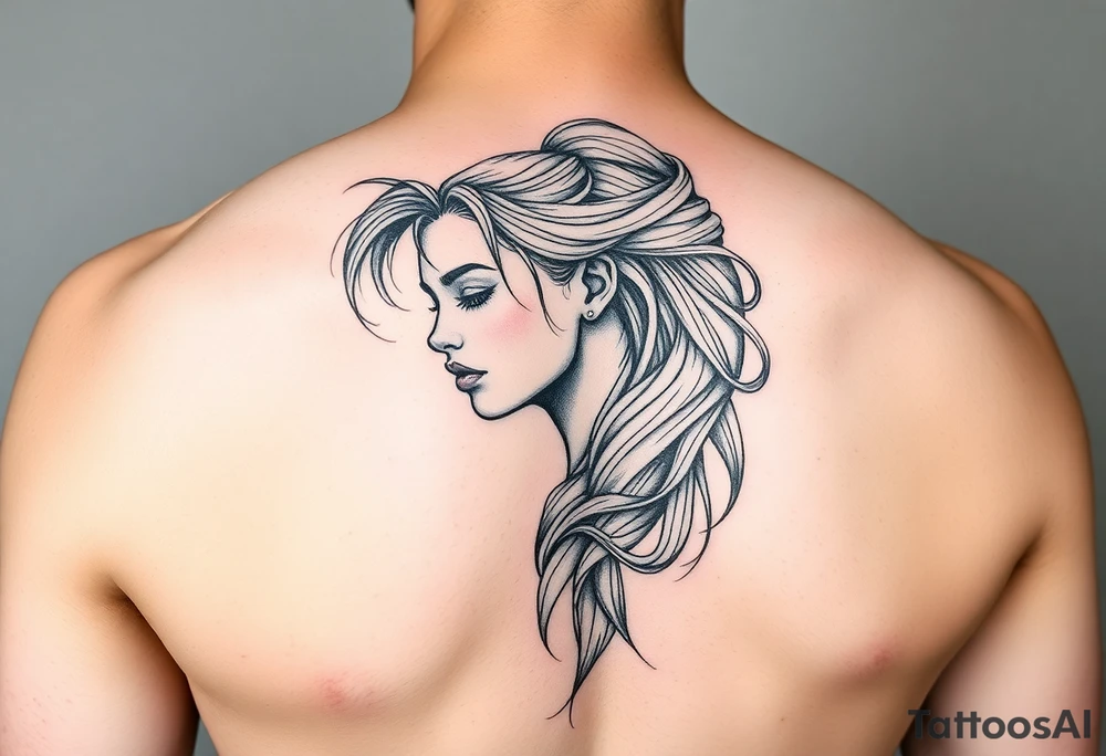 poweful female tattoo idea
