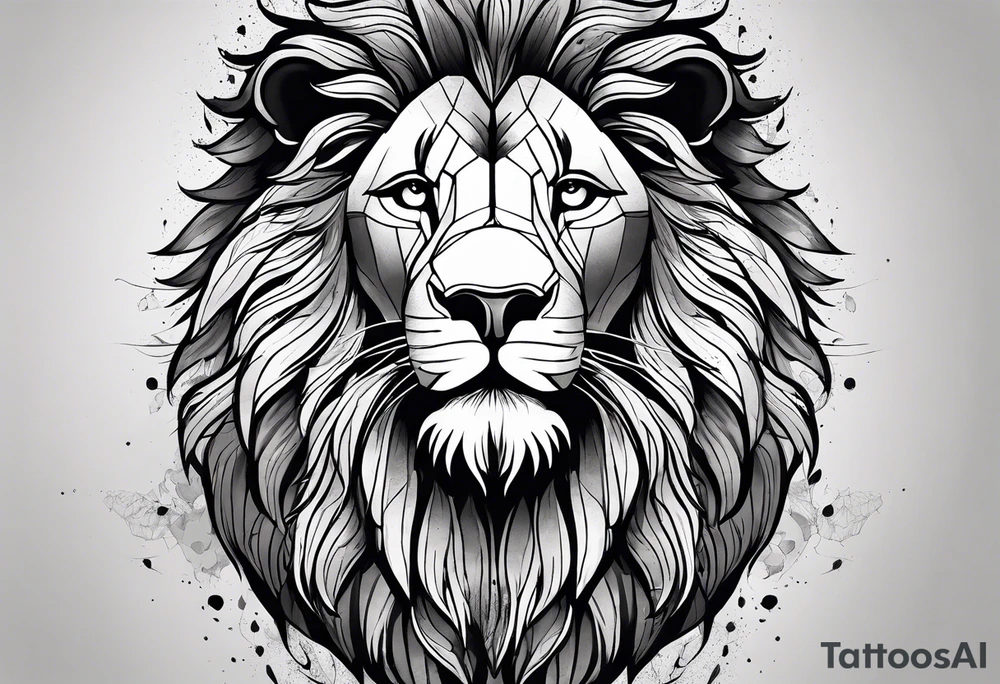 Lion from atlas tattoo idea