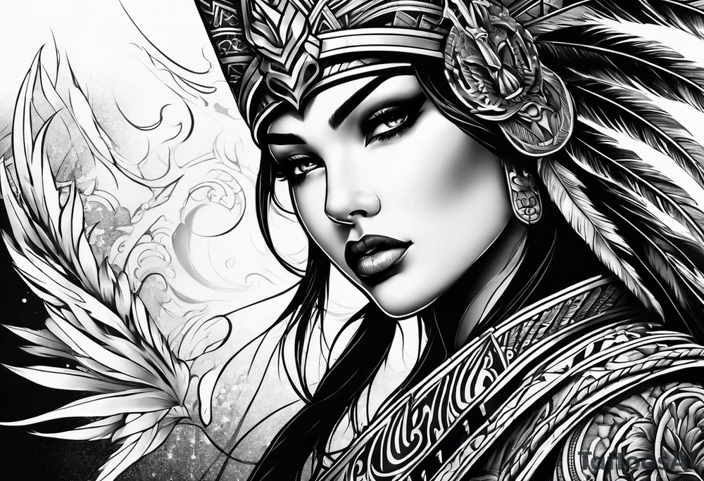 warrior tattoo idea
