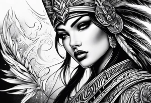 warrior tattoo idea