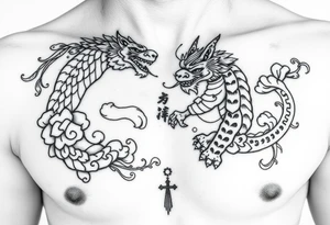 family in chinese tattoo idea