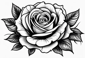 rose tattoo idea