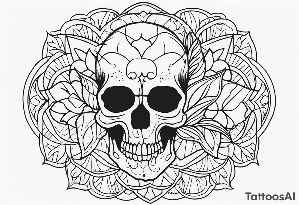 skull tattoo idea