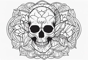 skull tattoo idea