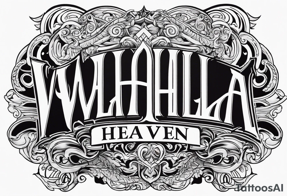 Valhalla heaven tattoo idea