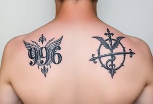 Best friends trying to stay positive even though both are at crossroads numbers 996 one is a Virgo and other is a sagittarius like smaller tattoos tattoo idea