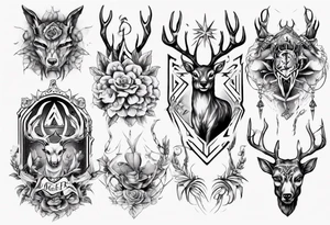 jäger schießt ein reh tattoo idea