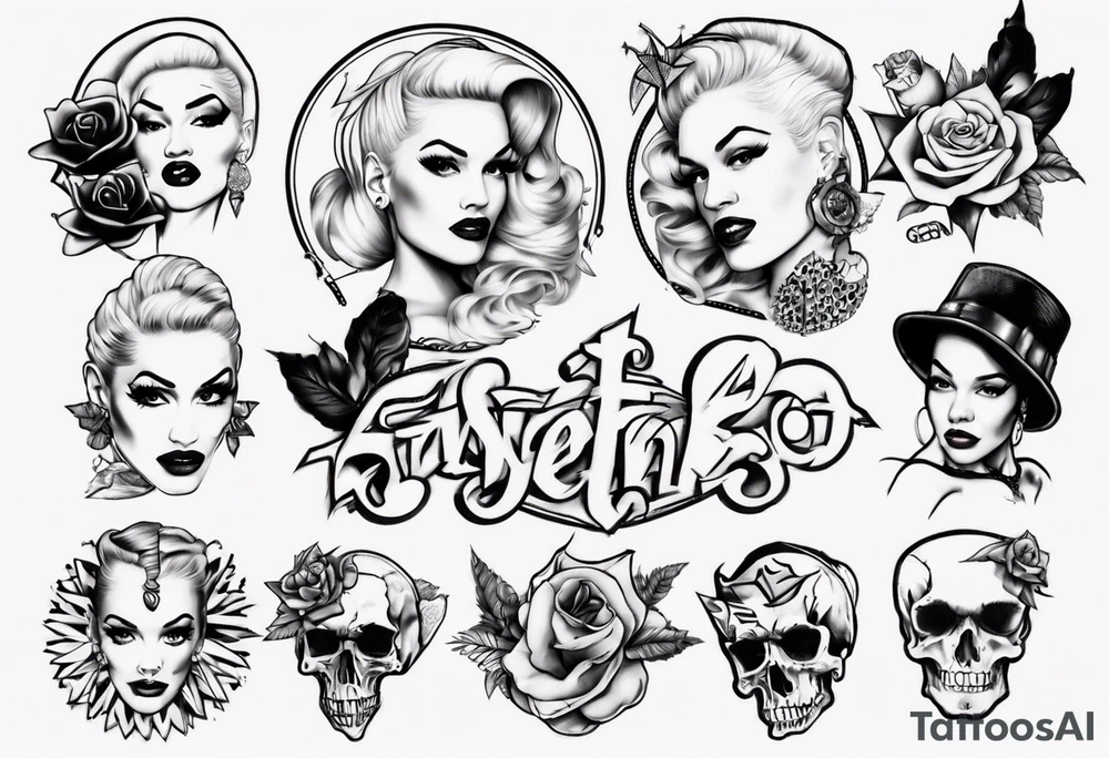 gwen stefani tattoo idea