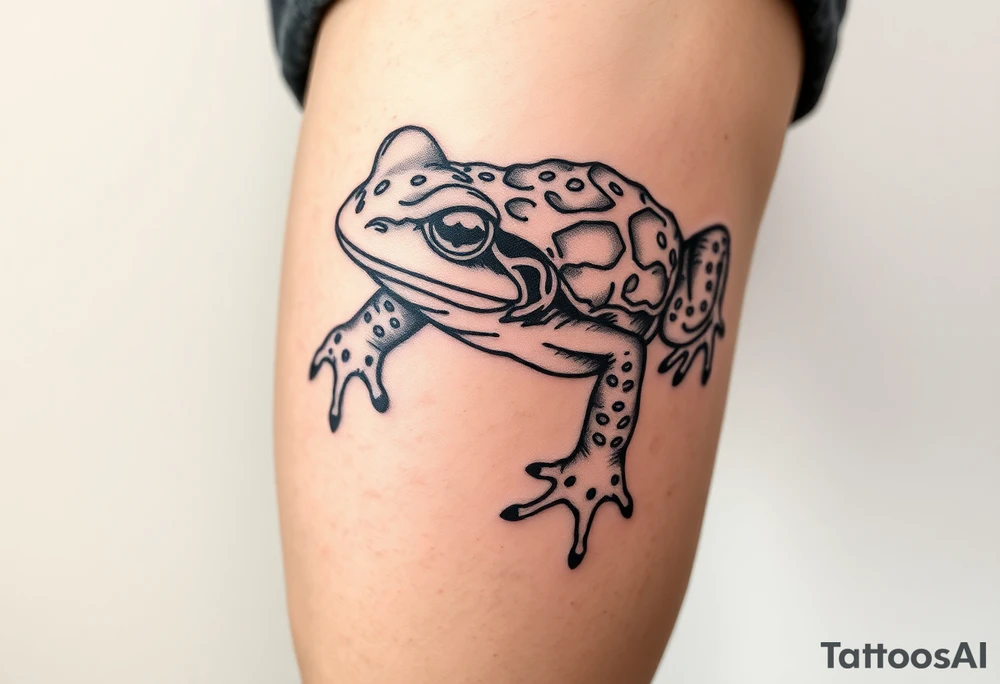 Toad sage japanese traditional tattoo idea
