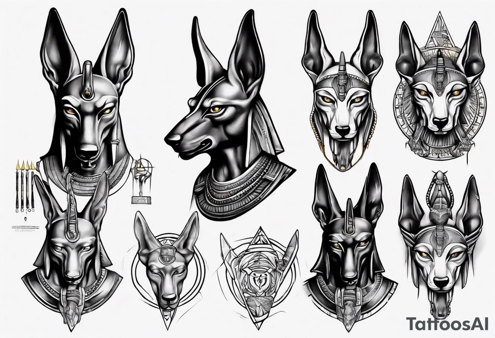 anubis tattoo idea