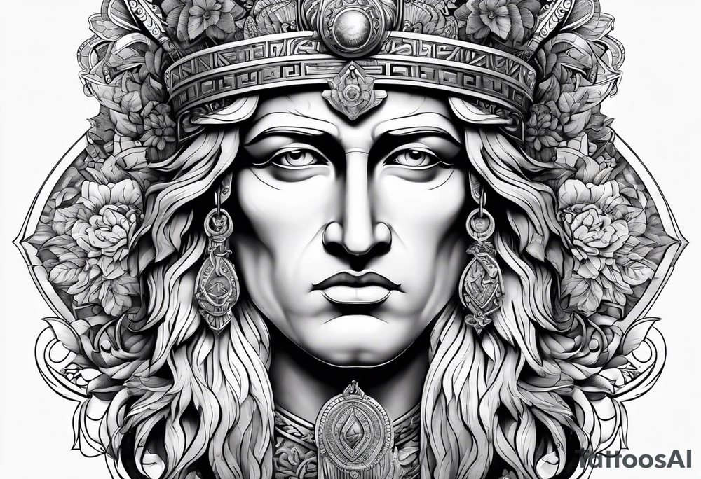 greek god tattoo idea