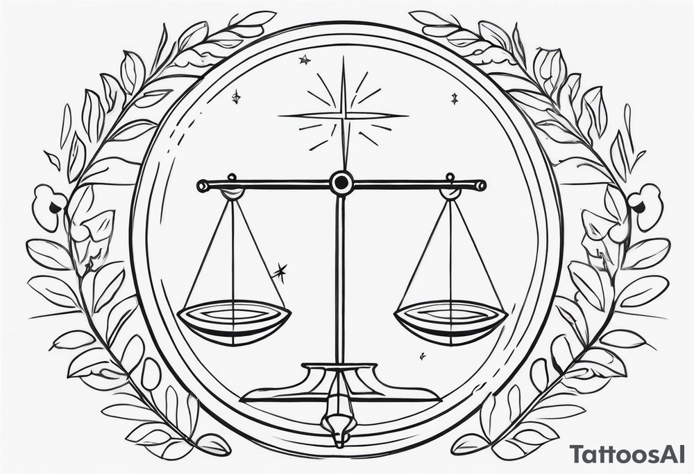 A small fine line combining the Virgo and libra symbols tattoo idea A small fine line combining the Virgo and libra symbols tattoo idea