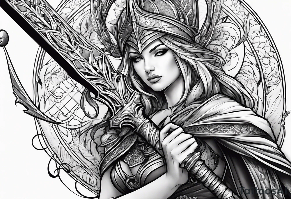 Spear of Longinus tattoo idea
