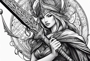 Spear of Longinus tattoo idea