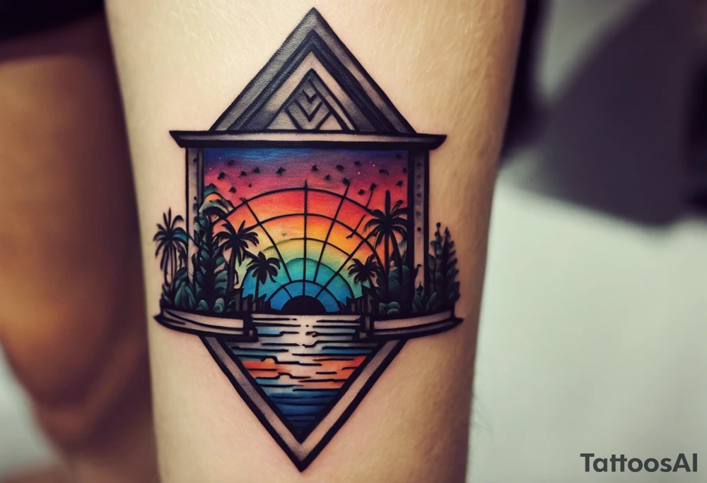 I want a small tattoo to represent my time in Orlando. I’ve lived here for 9 years. In that time I went to grad school at UCF, I was a strength and conditioning coach at ucf, and the head strength coach at Rollins College. I taught as an adjunct professor, I worked at a human performance gym called Spectrum, I was flooded out of two homes because a pipe burst, and I lived the whole time with my best friend Daniel Sharvit tattoo idea