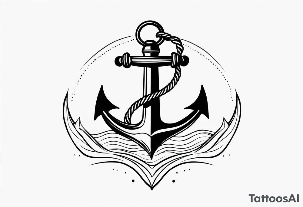 anchor tattoo idea