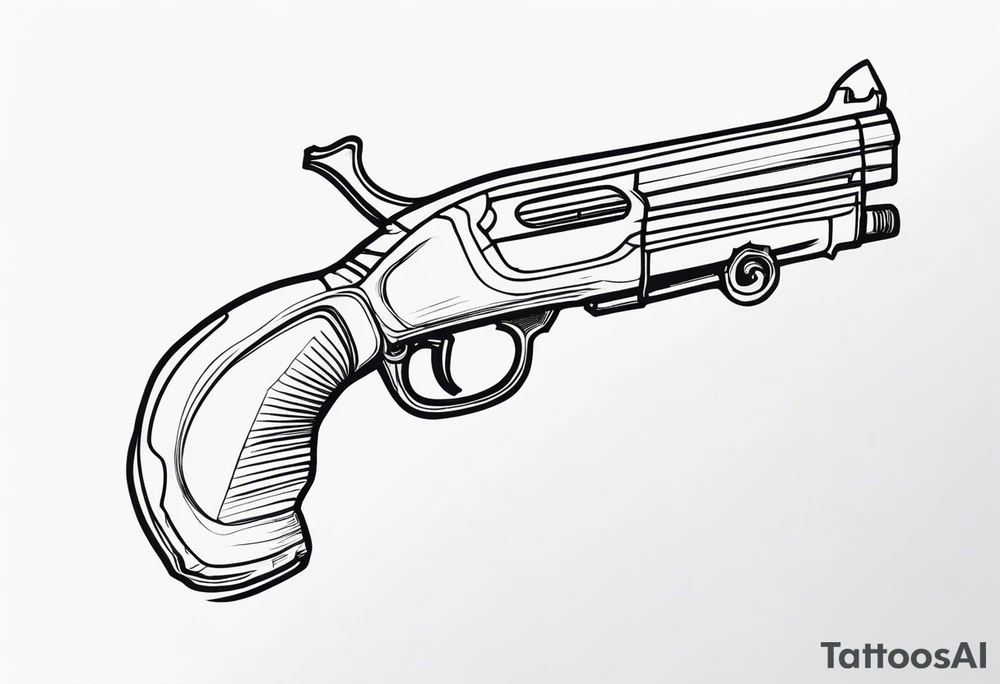 capricorn with a shotgun tattoo idea