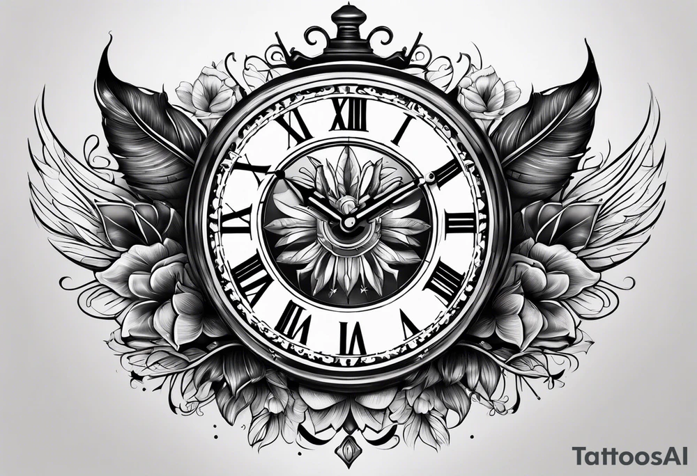 Clock tattoo idea