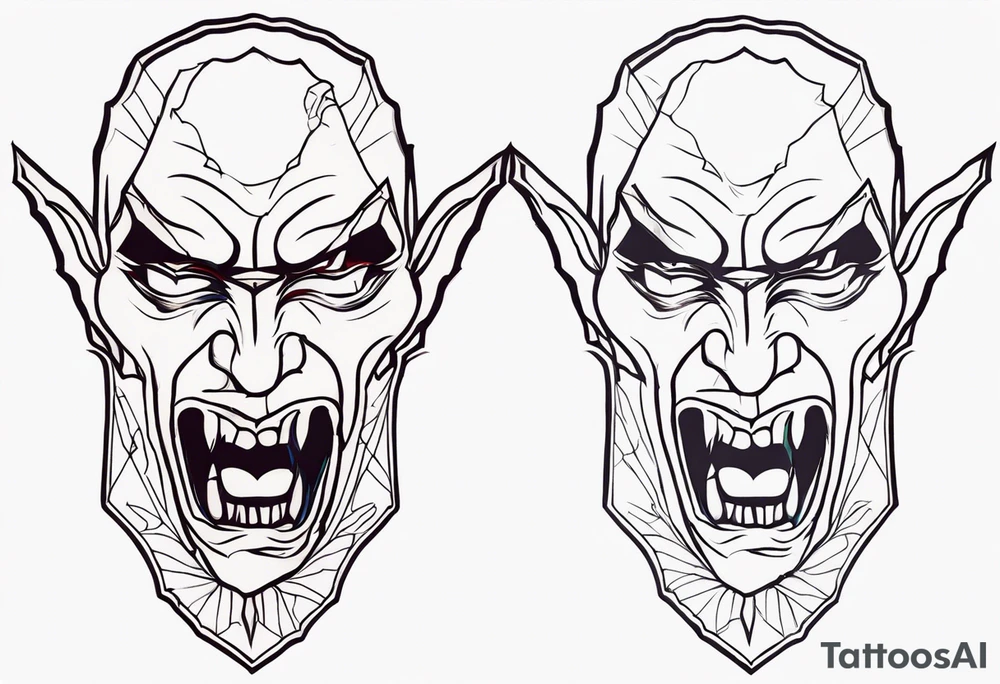Vampire forearm tattoo tattoo idea