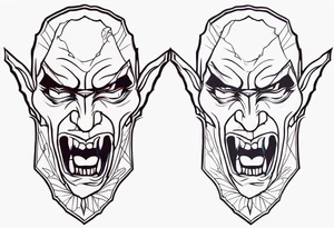 Vampire forearm tattoo tattoo idea