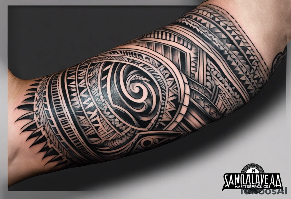 Samoan forearm tattoo with “Tialavea” in it tattoo idea