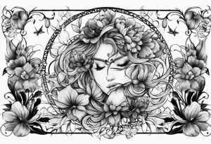 Watercolor likn tattoo idea