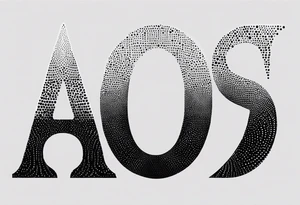 alien alphabet tattoo idea