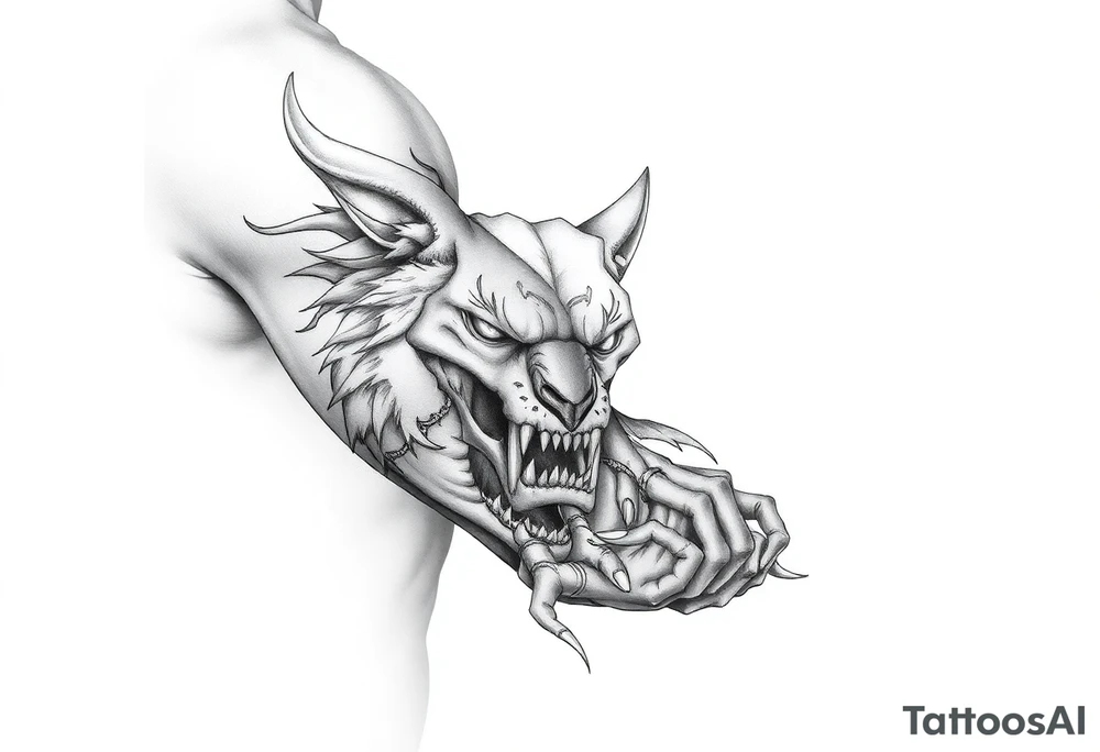 Kolu kaplayan bulutlar olsun ve aralarında şimşek yıldırım tattoo idea