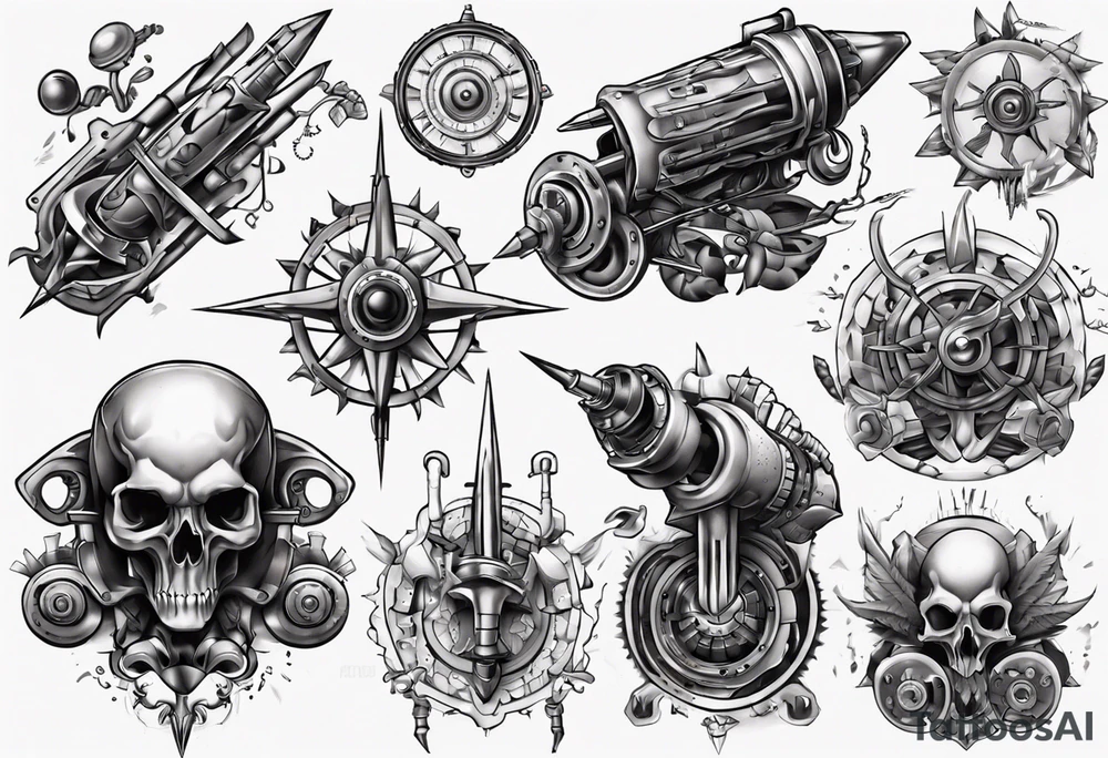 Artillery tattoo idea