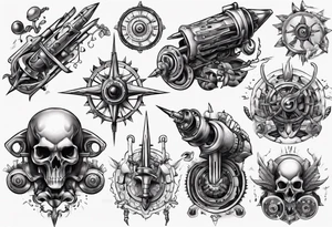 Artillery tattoo idea