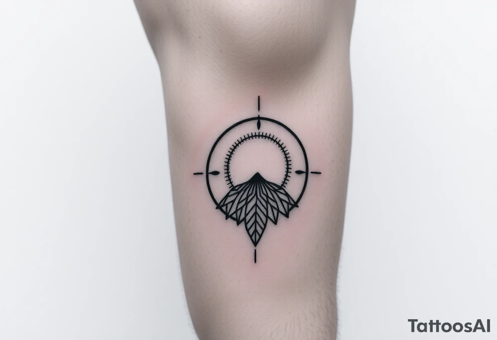 Simple
Right arm band.
Path exploring the universe tattoo idea