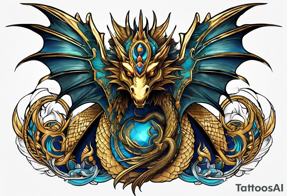 Winged dragon of Ra. tattoo idea