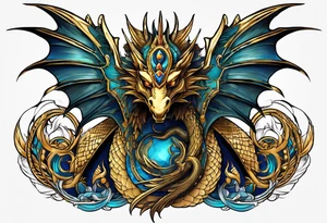 Winged dragon of Ra. tattoo idea