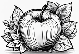 Apple tattoo idea