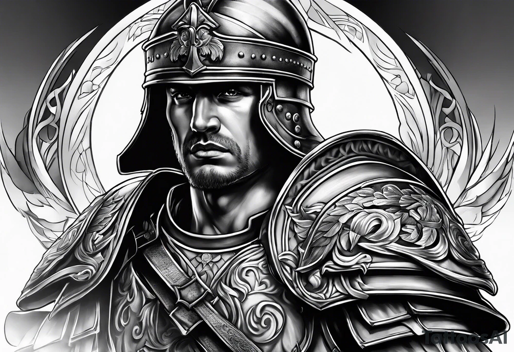 Roman soldier tattoo idea