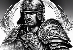 Roman soldier tattoo idea