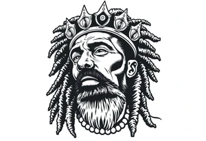 king selassie tattoo idea