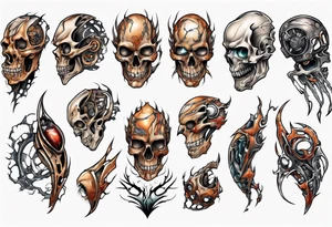 ripped skin tattoo idea