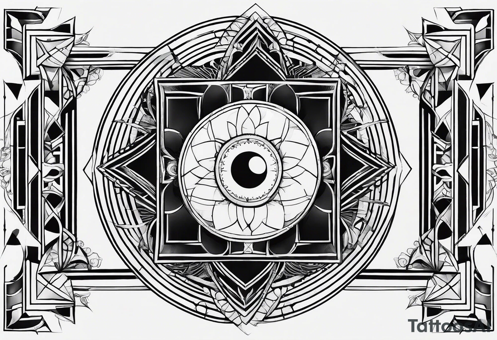 Geometric shapes that represent balance in life. It needs to be a small tattoo. tattoo idea