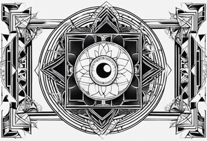 Geometric shapes that represent balance in life. It needs to be a small tattoo. tattoo idea